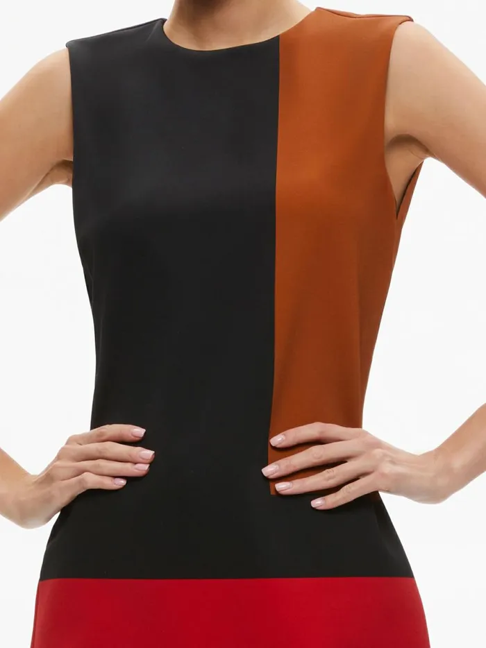 Womens Dresses Alice Olivia Wynell Mini Dress Multi Colorblock