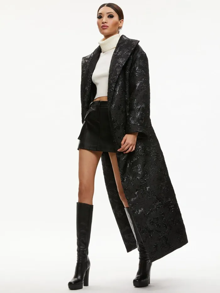 Womens Jackets Coats Alice Olivia Ima Duvet Maxi Puffer Coat Black