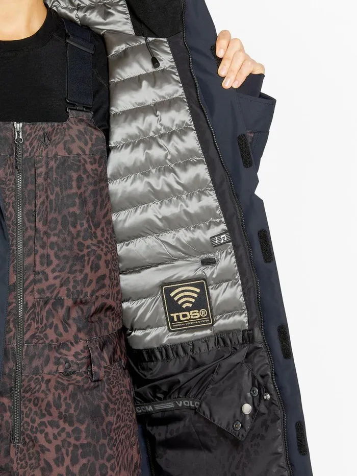 Womens Larx 2L Tds Infrared Parka 8211 Black Womens Volcom Jackets
