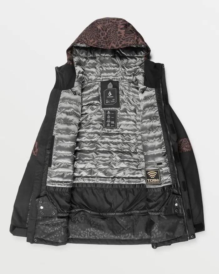 Womens Larx 2L Tds Infrared Parka 8211 Black Womens Volcom Jackets