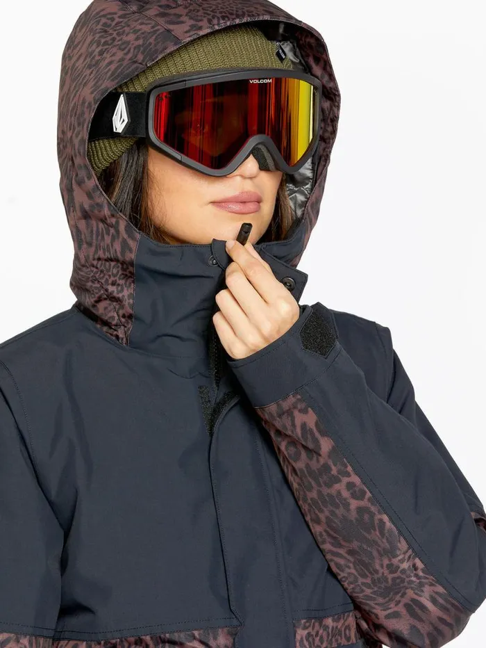 Womens Larx 2L Tds Infrared Parka 8211 Black Womens Volcom Jackets