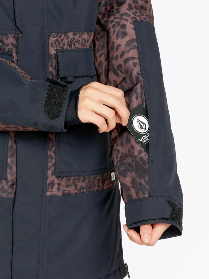 Womens Larx 2L Tds Infrared Parka 8211 Black Womens Volcom Jackets