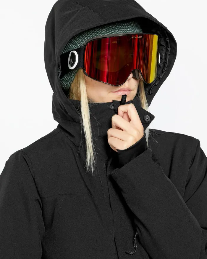 Womens Shelter 3D Stretch Jacket 8211 Black Womens Volcom Jackets