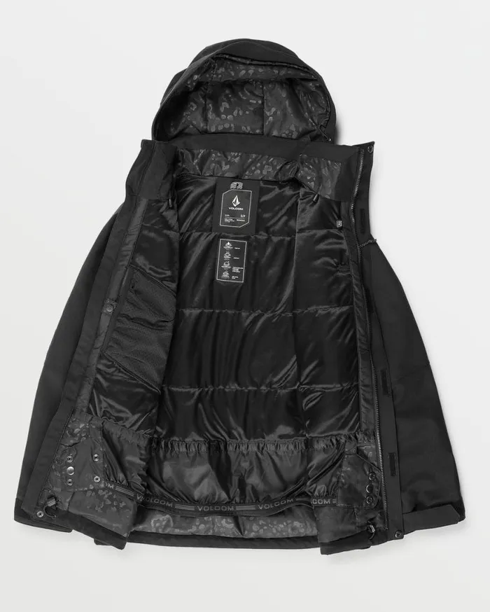 Womens Shelter 3D Stretch Jacket 8211 Black Womens Volcom Jackets