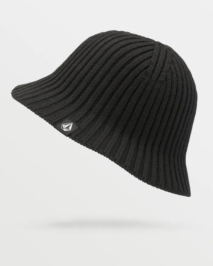 Womens Yay Knit Bucket Hat 8211 Black Womens Volcom Beanies