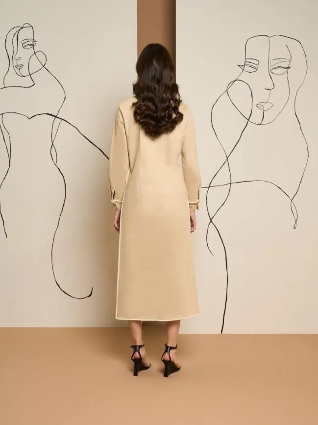 Womenswear Ghospell Harper Frayed Shirt Dress Pearled Cream Sister Jane Womenswear Ghospell Harper Frayed Shirt Dress Pearled Cream Sister Jane