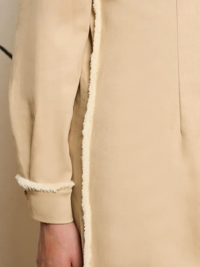 Womenswear Ghospell Harper Frayed Shirt Dress Pearled Cream Sister Jane Womenswear Ghospell Harper Frayed Shirt Dress Pearled Cream Sister Jane