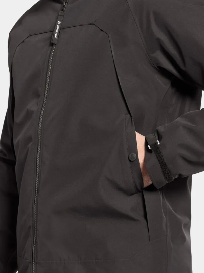 Zino Jacket Black Men Didriksons Insulated Jackets