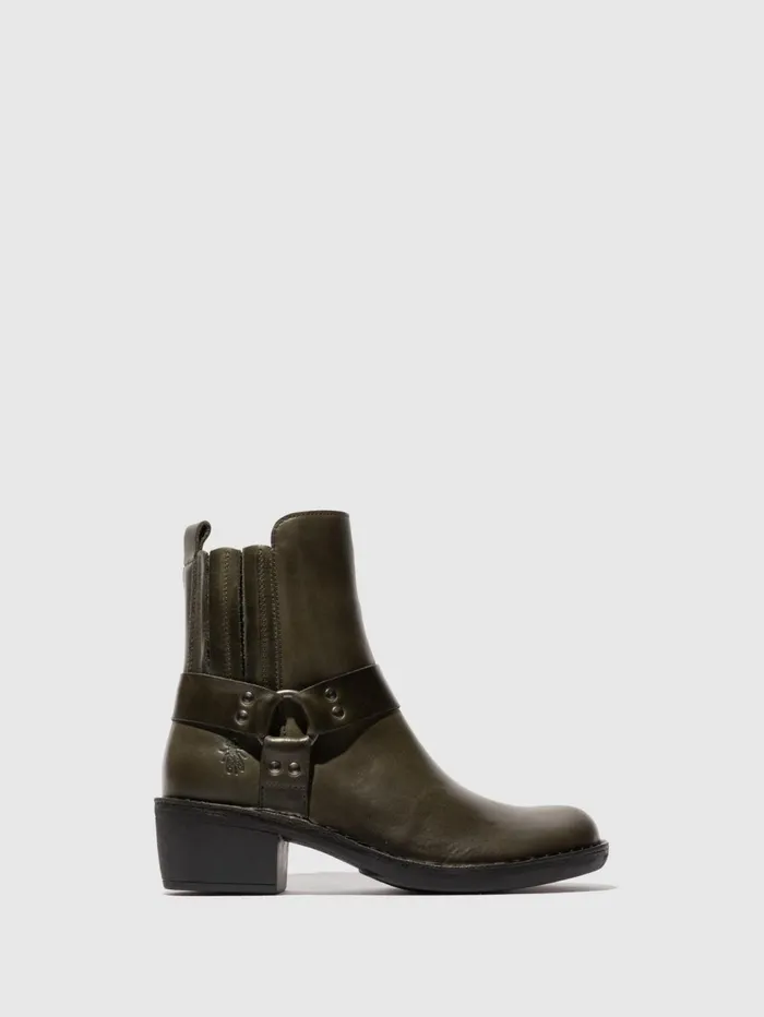 Zip Up Ankle Boots MEBI123FLY DIESEL Women Fly London Ankle Boots